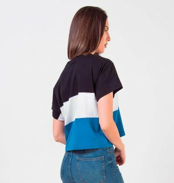 T-shirt Cropped Tricolor Fila