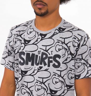 Camiseta Gangster Smurfs