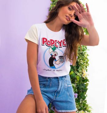 Camiseta Babylook Popeye