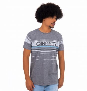 Camiseta Gansgter Listra Colorida