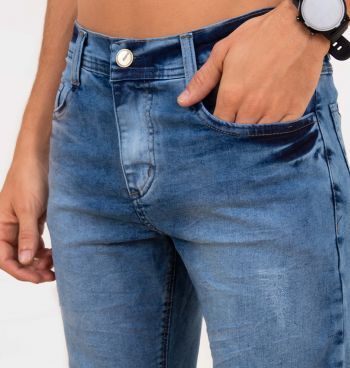 Calça Jeans Masculina Destroyed