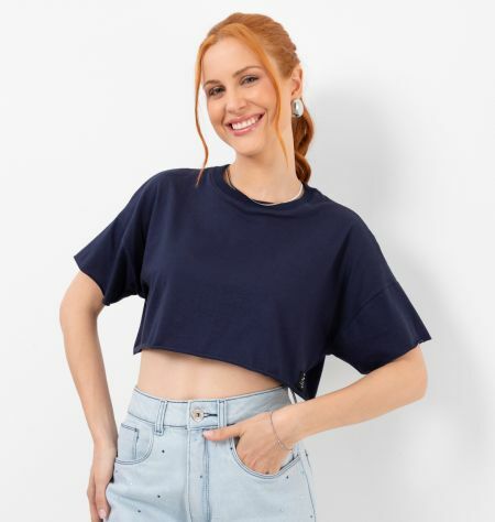 Blusa Cropped Over