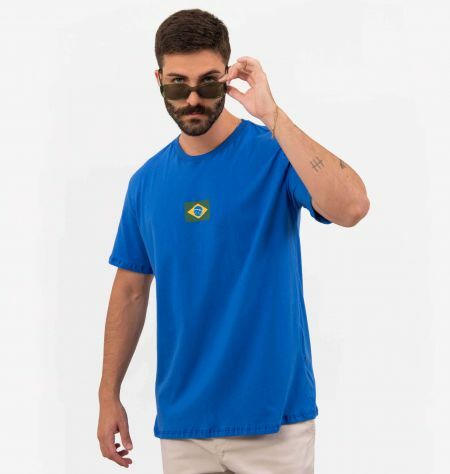 Camiseta Estampa Bandeira Do Brasil